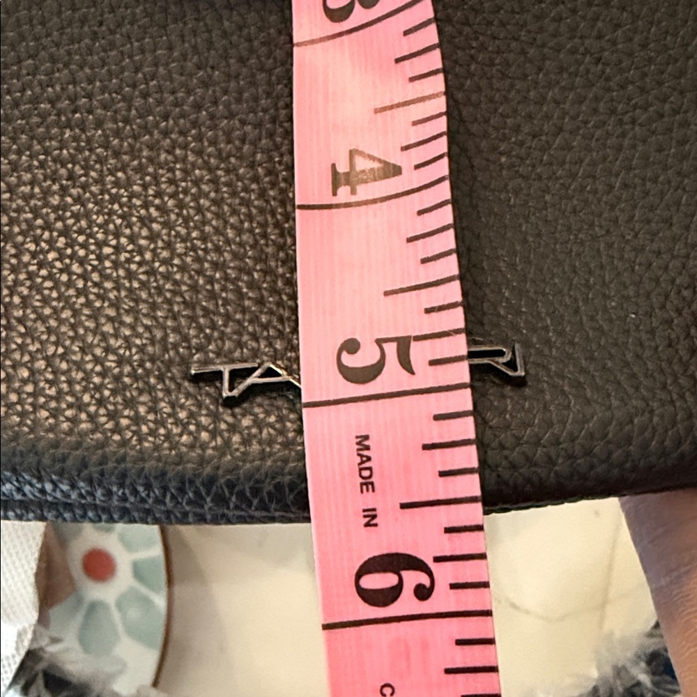 Tahari Black Vegan Leather Studded Belt Bag - Picture 9 of 9
